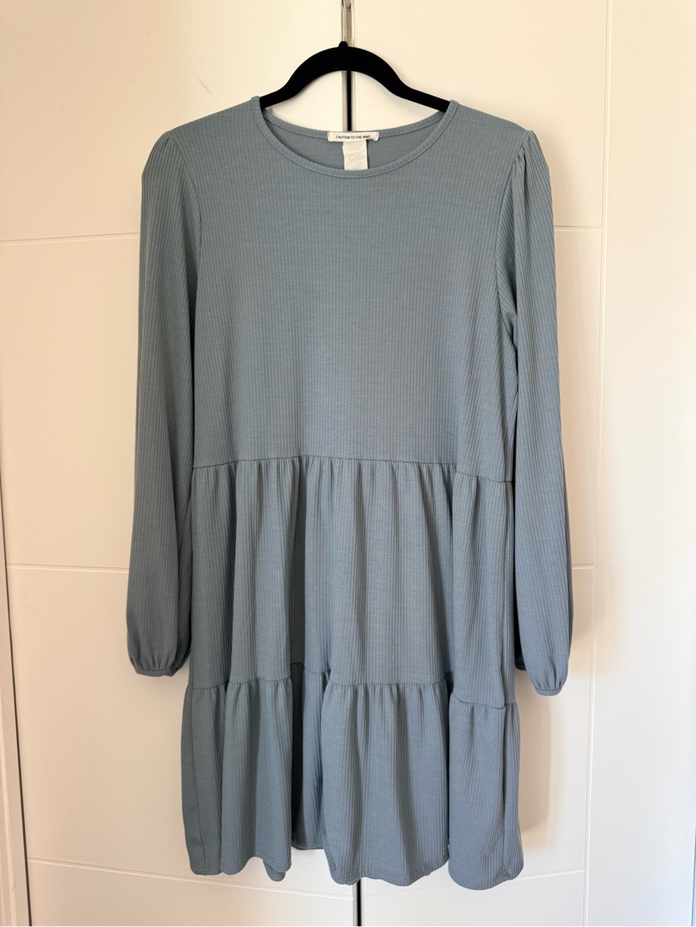 Caution to the Wind Long Sleeve Dress